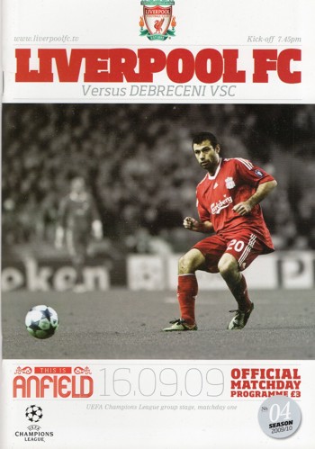 Match programme